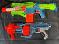 ナーフ 電動とコッキングの2台セットです‼︎ 通常弾、メガ弾、ロケット弾発射可能‼︎ 2025年最新】ナーフ 連射 電動の人気アイテム - メルカリ