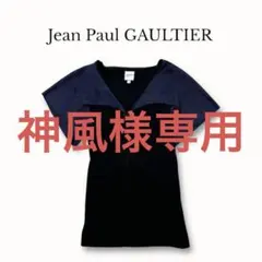 Jean Paul GAULTIER 半袖Tシャツ 黒 ロゴ レディース 日本製 2026年最新】JeanPaul GAULTIER 柄・デザイン：プリント（ロゴなど