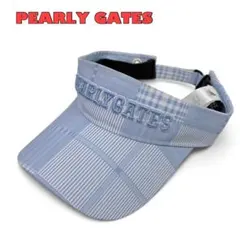 ⁠パーリーゲイツ】PEARLY GATES サンバイザー ゴルフ 立体ロゴ 刺繍