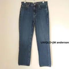 UNIQLO×JW anderson　デニム　ジーンズ　25インチ 無地　ブルー