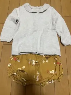 プチバトー petit Bateau セーター コーデュロイパンツ 81cm