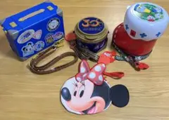 ディズニーポップコーンバケット　まとめ売り ミニーマウス　ポーチ　ストラップ付き