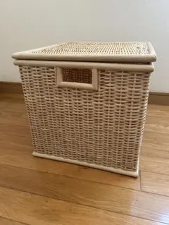 無印良品 ブリ材角型バスケット 特大