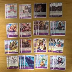 ワンピースカード　紫ドフラミンゴ　デッキ　パーツ