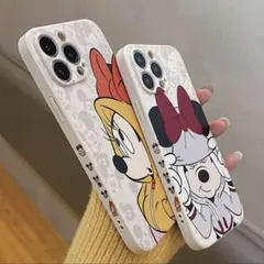 携帯保護カバー ケース iphone13、14 ミニー おしゃれ 耐衝撃