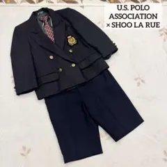 U.S. POLO キッズ 男の子 スーツ 110 入園式 入学式 ポロ グレー