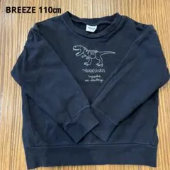 BREEZE 恐竜デザイン 長袖トレーナー110