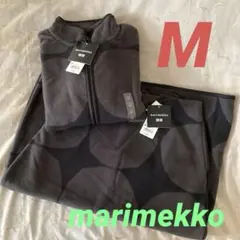 新品　未使用ユニクロ✖️マリメッコ　フリースジャケット&スカート　セットアップ　M