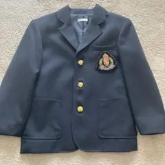 ネイビー ブレザー ゴールドボタン エンブレム付き　120