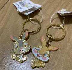 ② 未使用　ディズニーランド　とんすけ　ミスバニー　サンパー　キーホルダー