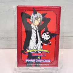 家庭教師ヒットマンREBORN 獄寺隼人 スクエア 缶バッジ サンリオ クロミ