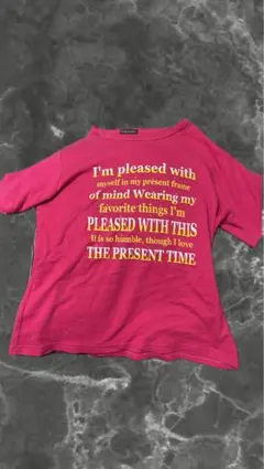 y2k グランジ　平成ギャル　ピンク　Tシャツ