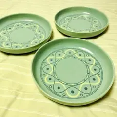 Shady Ceramics「Yasaimura（やさい村）」ヴィンテージ皿3枚のサムネイル
