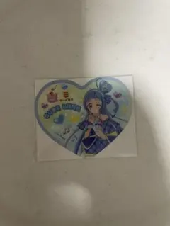 キミとアイドルプリキュア かっぱ寿司 クリア コースター キュアウィンク 青
