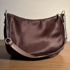 【H&M】DIVIDED チェーンショルダーバッグ Y2K ダークブラウン完売品