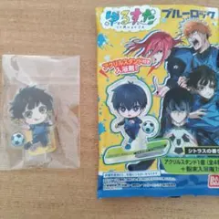 ブルーロック　アクスタ　蜂楽廻✕2　&　くら寿司　缶バッジ　潔世一　セット