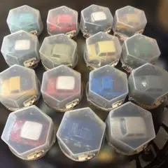 スヌーピー 3Dクリスタルアート 5個セット 1950～1990 緑 黄色 青