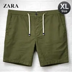 ZARA メンズ ショートパンツ オリーブ XL USサイズ 美品