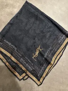 YSL ヒョウ柄 ストール ・ショール シルク・ウール - メルカリ