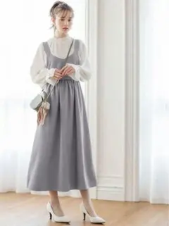 GRL ブラウスXバックリボンワンピースセット ワンピースのみ