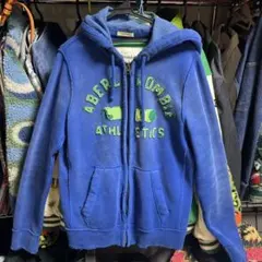 Abercrombie & Fitch 青 パーカー M