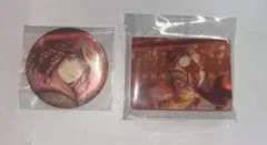 プロセカ 東雲絵名 夏祭り ノーブルアート グリッター缶バッジ アクリル 2点