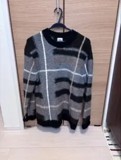 ZARA チェック柄 ニットセーター Mサイズ