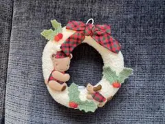 リース 羽 リボン アンティーク／クリスマスリース 希少 リース 羽 リボン アンティーク／クリスマスリース 希少|mercari商品
