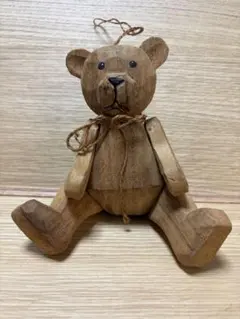 木製クマの置物