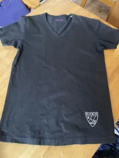 定番　BLUE/BLUE VネックTシャツ 黒　サイズ２