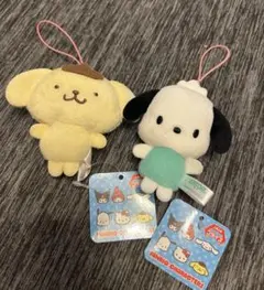 ポムポムプリン　ポチャッコマスコット ぬいぐるみ サンリオ アミューズメント景品