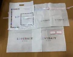 ラブラリーフェイラー　ラッピング　不織布　ショッパー　巾着袋　セット