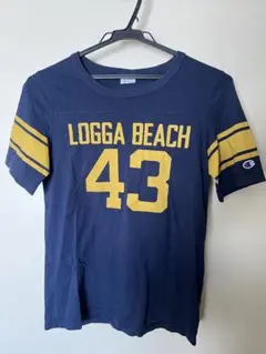 チャンピオン　champion フットボールtシャツ　レディース M ネイビー