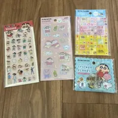 【匿名 新品】クレヨンしんちゃん おはじき タイル　ぷっくりシール