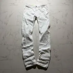 00s DIESEL White Denim Italy swag Y2K