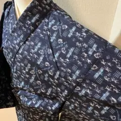 わ*)様 B309⭐️正絹　紬　逸品　広襟