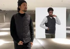 UNIQLO OVY ウルトラライトダウンコンパクトベスト ウェーブキルト L