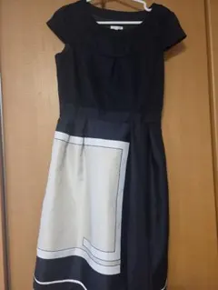 TO BE CHIC　トゥービーシック　ひざ丈ワンピース　42 Lサイズ