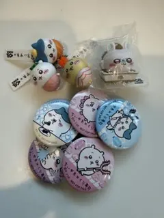 ちいかわ×くら寿司　キーチェーンピンバッジ セット
