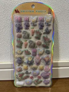 【正規品】コットンパフィーシール　ズートピア　ディズニー　ボンボンドロップ