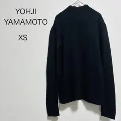 【YOHJIYAMAMOTO】ニット　黒　サイズXS相当　　　サンプル品　古着のサムネイル