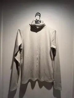 【セレクトモカ】タートルネック 長袖カットソー ライトグレー