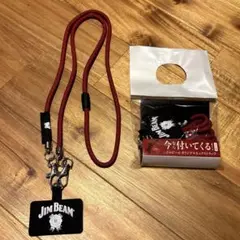 JIM BEAM オリジナルネックストラップ スマホ用2個セット