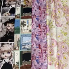 1セットのみ　4枚セット　コットン生地 綿100%