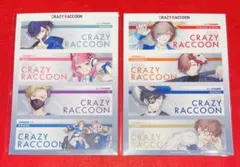 【新品】crazy raccoon ローソンコラボ　ステッカー　1セット