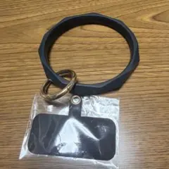 スマホ 手首ストラップ 黒