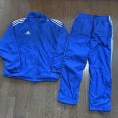 adidas アディダス ピステ 上下セット ブルー