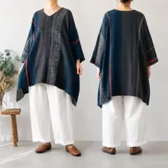 Plantation インディゴ染め 刺し子 キャミワンピース SASHIKO - メルカリ