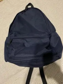 無印良品　撥水リュックサック　ネイビー
