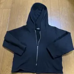 COMME CA ISM ブラックパーカー 110A